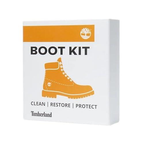 Timberland Boot Kit/Kit pulizia scarpe pelle tessuto nubuck/detergente,crema nutriente, impermeabilizzante, spazzola, panno