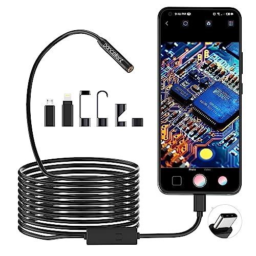1920P HD Endoscopio Per Ispezione Serpente, Boroscopio Pancellent Tipo C, Fotocamera Con 8 luci LED Per Smartphone Android e iOS, IPhone, IPad, Samsung (5M)