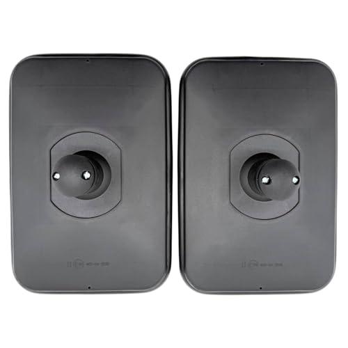 2 specchietti retrovisori universali, 305 x 205 mm, per trattore, camion, escavatore, camper, diametro di 15-28 mm