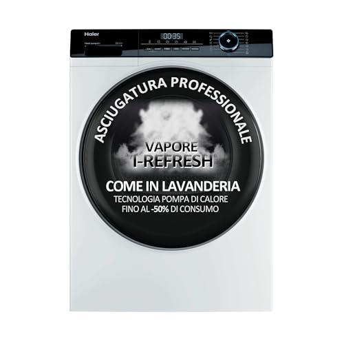 Haier I-Pro Serie 3, Asciugatrice 9 KG, Libera Installazione, Classe A ++, Vapore, Partenza Ritardata, I-Time, Bianco, AxLxP 85x59,5x66,5 cm - HD80-A2939-S