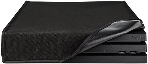 eXtremeRate Cover Console Copertura Antipolvere per ps4 PRO Protezione Protettiva Coperchio Impermeabile Orizzontale per ps4 PRO Console(Nero)