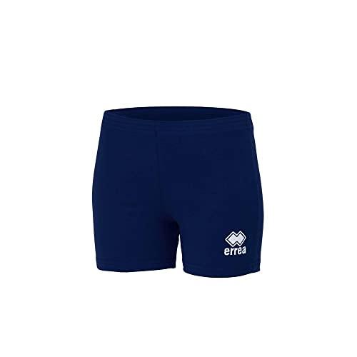 Errea Donna Pantaloncini Sportivi, Blu, L