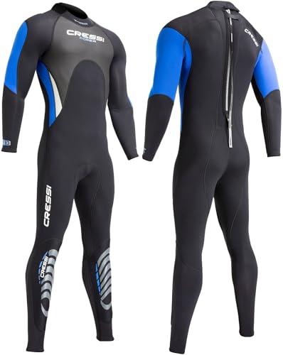 CRESSI Morea Man MONOPIECE Wetsuit Black/Blue 3mm L/4