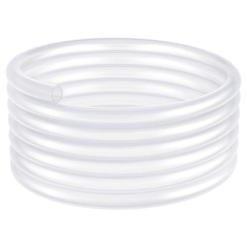 ANOMM Tubo in PVC, Tubo Trasparente Flessibile, 10 mm Diametro Interno, 13 mm Diametro Esterno, Lunghezza 5 m, Tubo per Giardini, Acquari, Trasporto di Gas e Liquidi