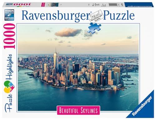 Ravensburger - Puzzle New York, 1000 Pezzi, Puzzle Paesaggi per Adulti e Ragazzi, Idea Regalo per Lei o Lui, 70x50 cm