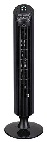 DCG VE9295T Vent. Torre 33' con TEL, Bianco e Nero
