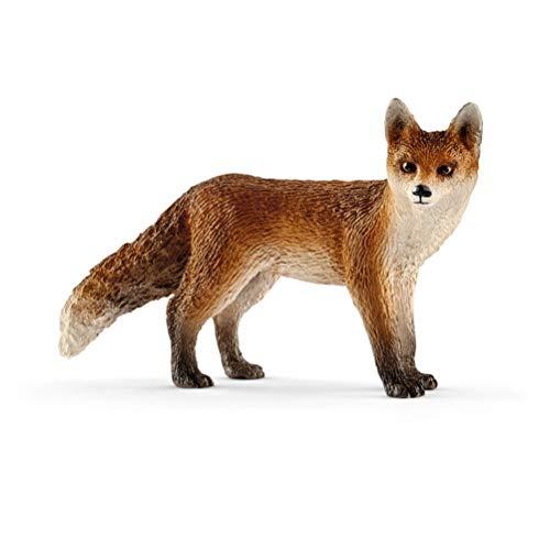 schleich 14782 Volpe, da 3 anni, WILD LIFE - Figura, 3 x 8 x 5 cm