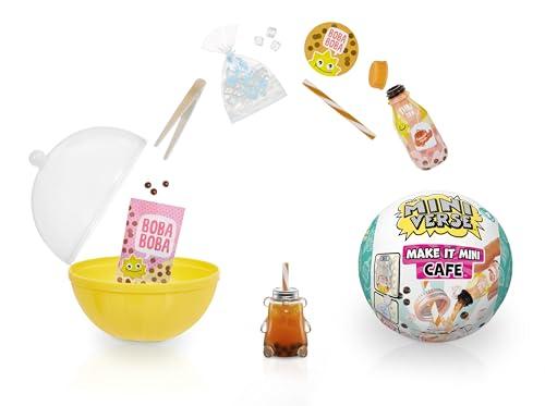 MGA's Miniverse Make It Mini Cafe Series 4, Mini oggetti da collezione, fai da te, gioco in resina, repliche di alimenti, per collezionisti e bambini Età 8+, NON COMMESTIBILE