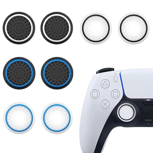 UEAVOID 4 Paia Tappi Pulsanti in Silicone, Copertura di Protezione, Grip Joystick Cap Analogico, Migliori Grip e Protezione dei Stick, Gommini Joystick per PS4, PS5, Xbox 360, PS3 Game Controller