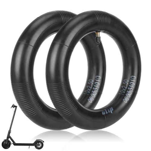 HPGAAVD Camera d'Aria 10 x 2,5 per Monopattino Elettrico, 10 Pollici Doppio Spessore Camera d'Aria per MAX G30/G30P/G30LP/Kugoo M4, 60/70-6,5 Scooter Elettrico Anteriore/Posteriore Ruota di Ricambio