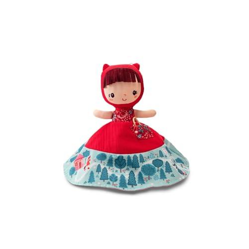 LILLIPUTIENS - Marionetta reversibile Cappuccetto Rosso - 3 personaggi in 1 - Racconto interattivo dai 12 mesi - Stimola l’immaginazione, la motricità e la vista - Racconta la storia con la marionetta
