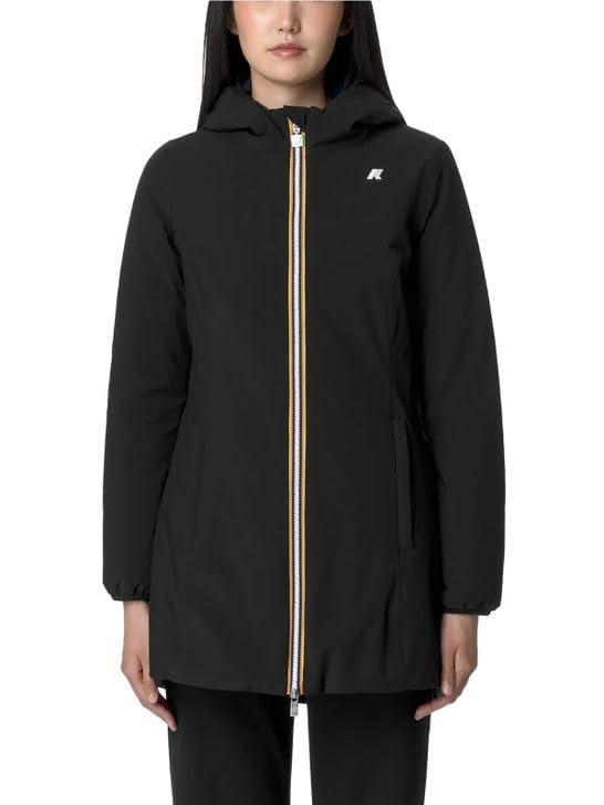 Kway Giacca invernale DENISE ST WARM REVERSIBLE K6128UW BCF BLACK PURE BEIGE CASHMERE- TG 7 (M)