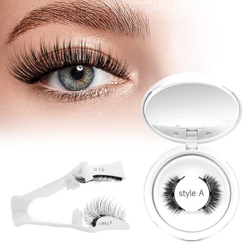 Higu Clace Ciglia Finte Magnetiche Con Applicatore, Non C'è Bisogno Di Colla Magnetica Per Ciglia Facile Da Indossare E Rimuovere (Style-A)