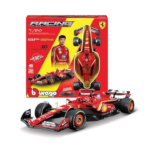 Bburago - Model Kit Ferrari F1 SF-24 (2024) 1:24 Licenza Ufficiale Ferrari, Età Consigliata 14+ Anni
