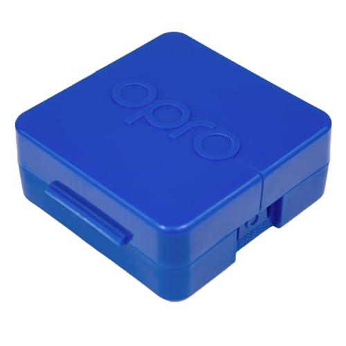 OPRO Custodia protettiva per paradenti con protezione gengive per rugby, boxe, lacrosse, UFC, arti marziali miste, hockey (Blu)