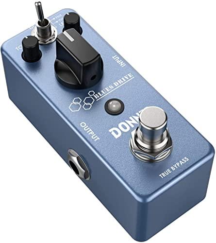 Donner Overdrive Pedale per Chitarra, Blues Drive Overdrive Effetto per Chitarra Elettrica True Bypass