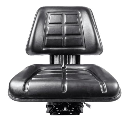 Sedile Trattore Ama Sky Nero Molleggio Regolabile 510 mm
