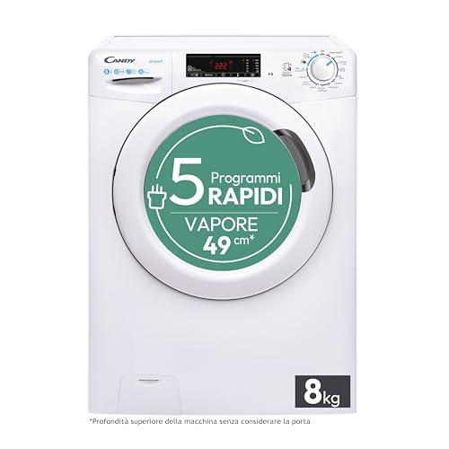Lavatrice smart Candy CSS128TW4-11 8 kg 1200 giri carico frontale 16 programmi classe B