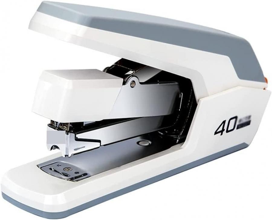 EFARMA ❀ Cucitrici da Tavolo, Pinzatura Touch Standard, Cucitrice Ergonomica Facile da Caricare, Cucitrice Multifunzione con capacità di 40 Fogli (Color : White) (Color : White)