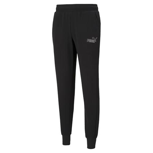 PUMA Ess Small Logo Sweatpants TR cl, Pantaloni Lavorati a Maglia Uomo, PUMA Black,