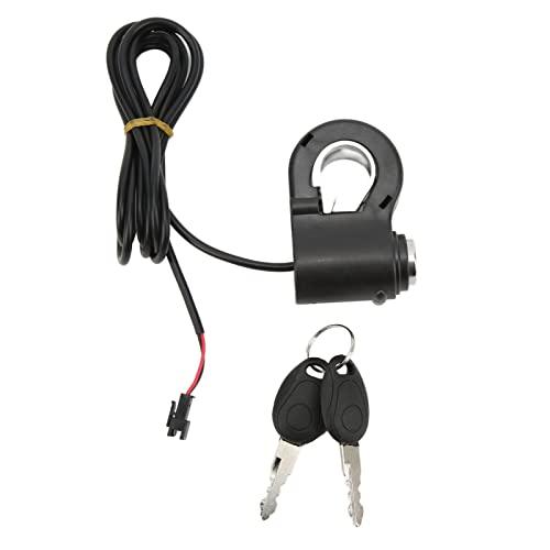 BuyWeek Kit Blocco Pollice Interruttore di Accensione Universale 12V 24V 36V 48V con Interruttore Manubrio per Scooter Elettrico