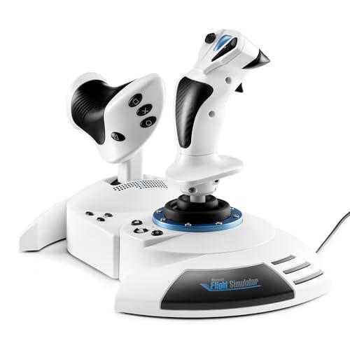 Thrustmaster T.Flight Hotas 5 Microsoft Flight Simulator Edition - Joystick per il Volo su Licenza Ufficiale Microsoft Flight Simulator - Manetta - Controller per Simulazioni per PS5, PS4, PC