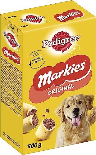 Pedigree Markies Original - Biscotto croccante per cani con mini osso di marca, 500 g