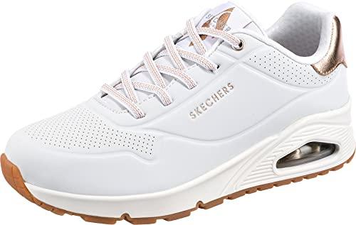 Skechers Uno-Shimmer Away 155196-WHT, Womens sneakers, white, 37 EU