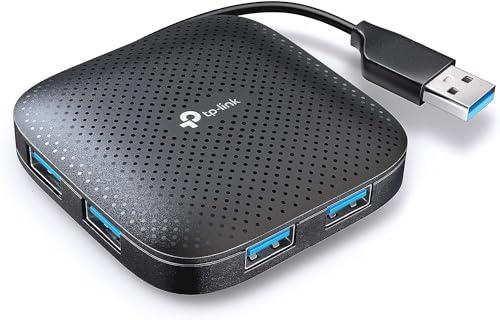 TP-Link UH400 Hub USB 3.0-4 in 1, 4 Porte, Sdoppiatore, Multipresa Portatile, 4 Indicatori LED, Design con Cavo Pieghevole, Ultra Compatto, Adattatore per Windows, Mac OS X, Linux