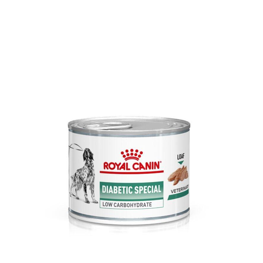Royal Canin Veterinary Diabetic Special Low Carbohydrate S/O Mousse | 12 x 200 g | Alimento dietetico completo per cani | Può aiutare a regolare la glicemia