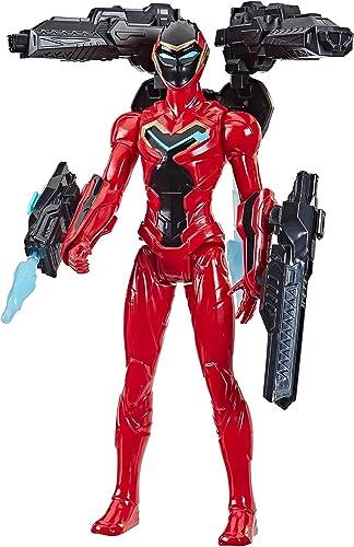 Marvel Hasbro Black Panther: Wakanda Forever, Titan Hero Series, Ironheart con equipaggiamento, Action Figure da 30 cm, Multicolor, F3347