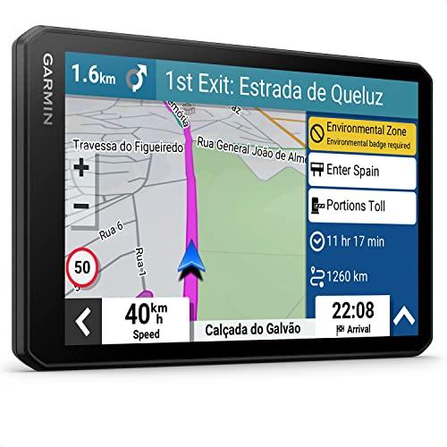 Garmin DriveCam 76 MTD, Navigatore GPS per Auto, Dash Cam integrata, Registra video a ciclo continuo, Salvataggio automatico, Display da 7