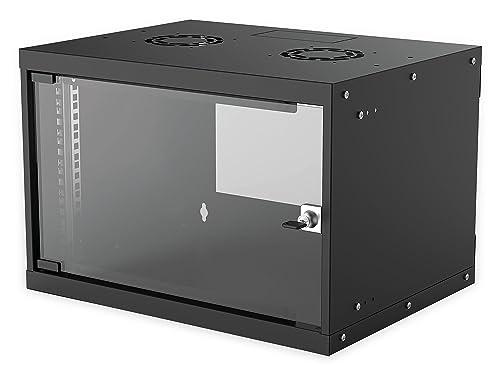 Intellinet 714143 48,26 cm (19 Pollici) a Muro Basic Line 6 He 353 (H) x 540 (L) x 400 (P) mm Flat Pack Classe di Protezione IP20 Nero