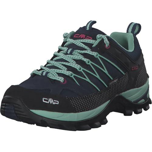 CMP Rigel Low Wmn Trekking Shoe Wp, Scarpe da trekking Donna, Blue-Acqua, 42 EU