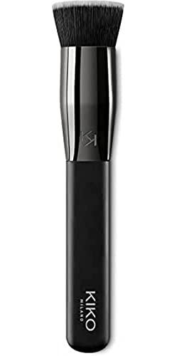 KIKO Milano Face 05 Round Foundation Brush | Pennello Dal Taglio Piatto Per Prodotti Liquidi O In Mousse, Fibre Sintetiche