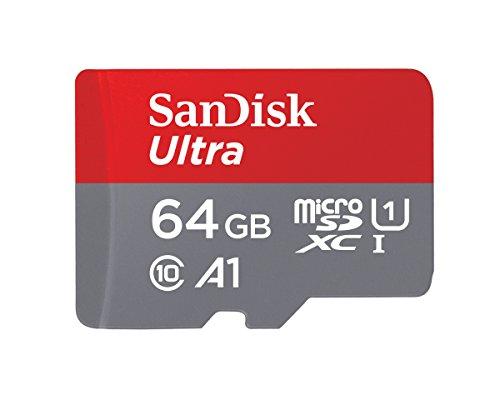 SanDisk Ultra 64 GB microSDXC UHS-I scheda per Chromebook con adattatore SD e velocità di trasferimento fino a 140 MB/s