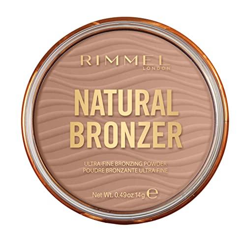 Rimmel London, Nuova Natural Bronzer, Terra Compatta Effetto Naturalmente Abbronzato, 001 Sunlight