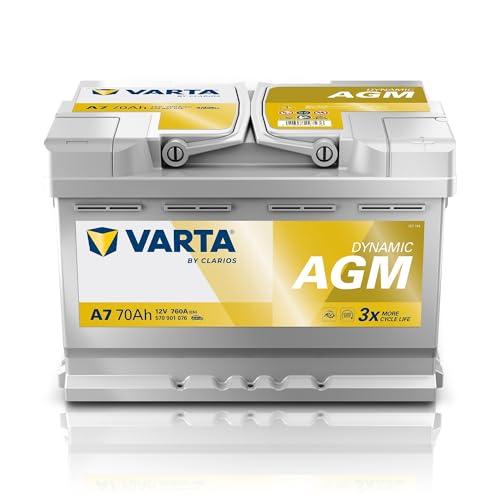 VARTA Batteria 70, Ah 760, A/EN 570901076K262 L 278mm B 175mm H 190mm