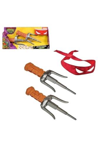 Teenage Mutant Ninja Turtles: Playmates Toys - Gioco di Ruolo Base di Raphael Sai Mutant Mayhem