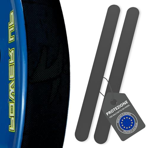 Ph Pro Heat Confezione 2 Protezione Racchetta Padel Transparente - Protettore Racchetta Padel Robusto, Resistente e Leggero 35x370mm - Paracolpi Racchetta Padel Adattabile.