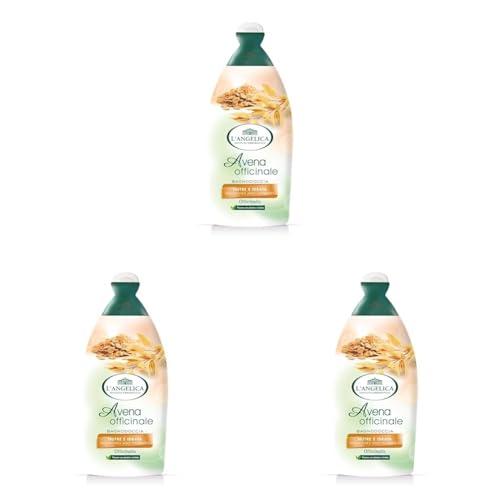 L'Angelica Officinalis Bagnoschiuma con Estratto Naturale di Avena, Bagnodoccia Nutriente e Idratante, Docciaschiuma Senza Parabeni o Siliconi, 1 confezione da 1500 ml