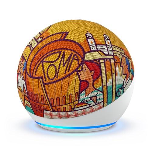 Amazon Echo Dot, Altoparlante intelligente con Alexa, Edizione Limitata Roma