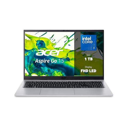 Acer Aspire Go 15 AG15-72P-78E4 PC Portatile, Notebook, Processore Intel Core 7 150U, RAM 32 GB DDR4, 1024 GB PCIe NVMe SSD, Display 15.6