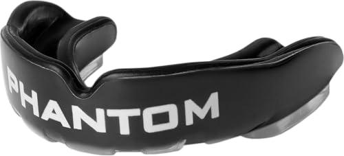 Phantom Mouthguard APEX Paradenti per adulti - Paradenti Boil & Bite per arti marziali, MMA, boxe e Muay Thai - Nero