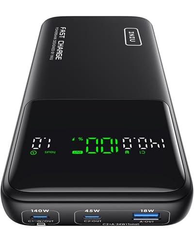 INIU Power Bank, 27000mAh 140W Caricatore Portatile Ricarica Rapida, PD3.1 Batteria Esterna Powerbank Compatibile con MacBook Pro iPhone 16 15 14 Plus Pro Max Galaxy S23 Ultra Steam Deck iPad etc