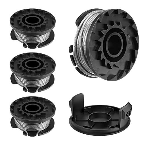 Moritale Bobine Rocchetti Filo per Decespugliatore Black & Decker AF100 Nylon Reflex (Filo lungo 9,1m Diametro ⌀1,65 mm)