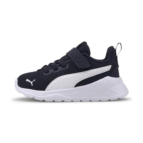 PUMA Anzarun Lite Ac Inf, Scarpe da ginnastica Unisex - Bimbi 0-24, Peacoat Puma White, 23 EU