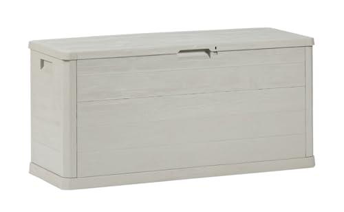 Toomax baule Multibox Woody's portaoggetti,volume 280 litri, dimensioni 117x45x56h cm, colore grigio tortora.