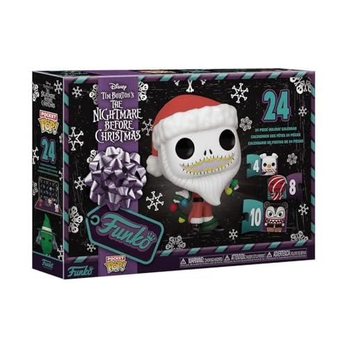 Funko Pocket Pop! Countdown Calendar: The Nightmare Before Christmas - TNBC- Calendario Dell'avvento - 13 Giorni di Sorprese - Mini Figura in Vinile da Colleziones - Mystery Box - Idea Regalo