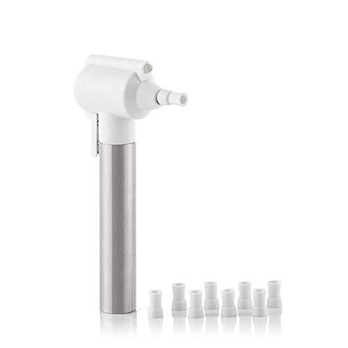 InnovaGoods® Blanqueador e lucidatrice dentale Pearlsher, kit di sbiancamento dentale con 5 punte, sbiancamento dei denti, elimina placca e macchie, funziona con batterie.
